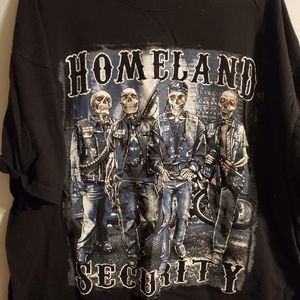 Mens 2XL biker shirt